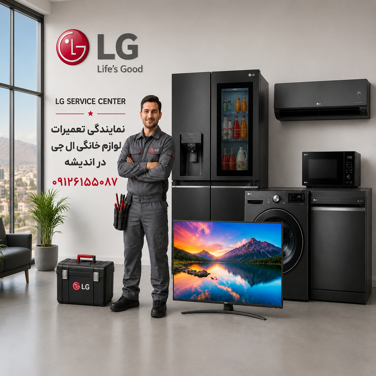 نمایندگی مجاز ال جی اندیشه