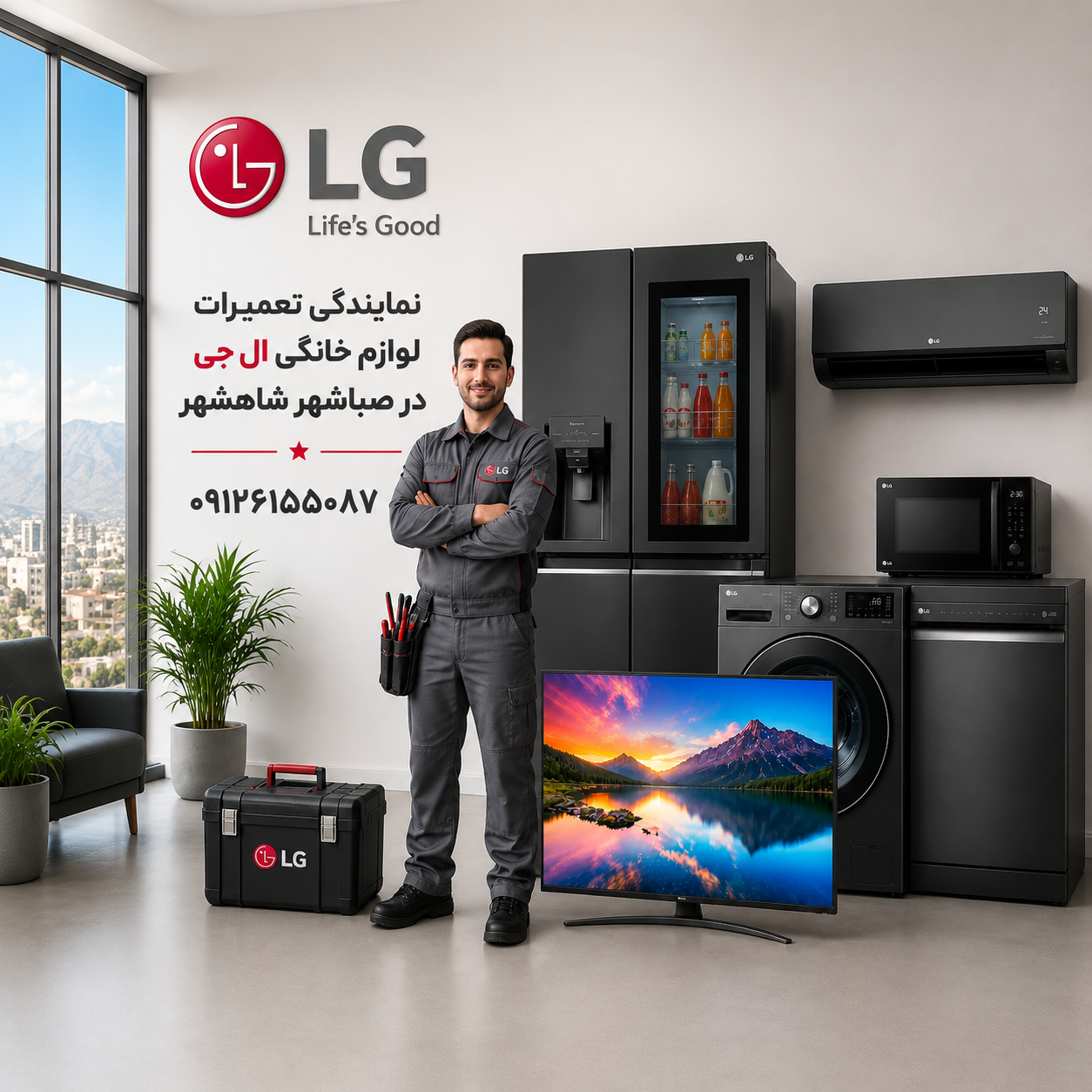 تعمیرگاه مجاز ال جی صباشهر شاهدشهر